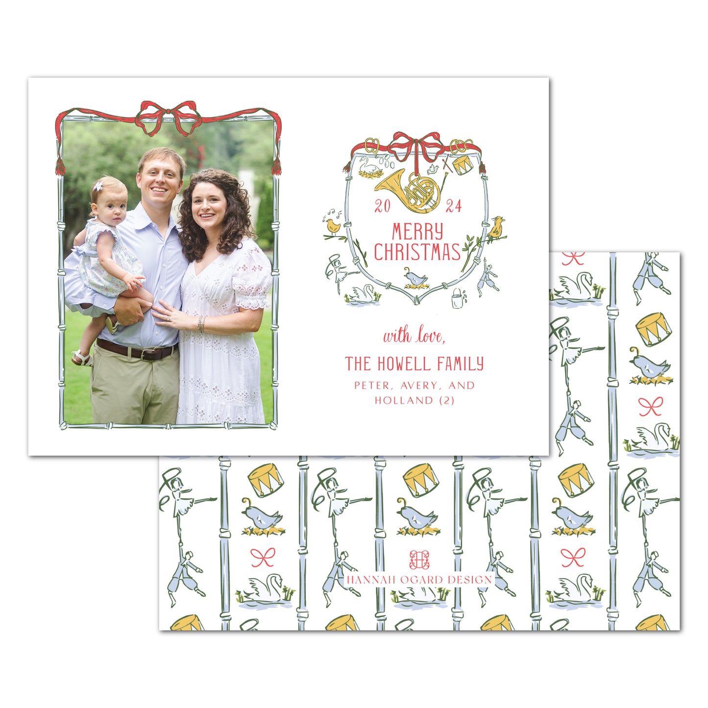 12 Days of Christmas Holiday Card