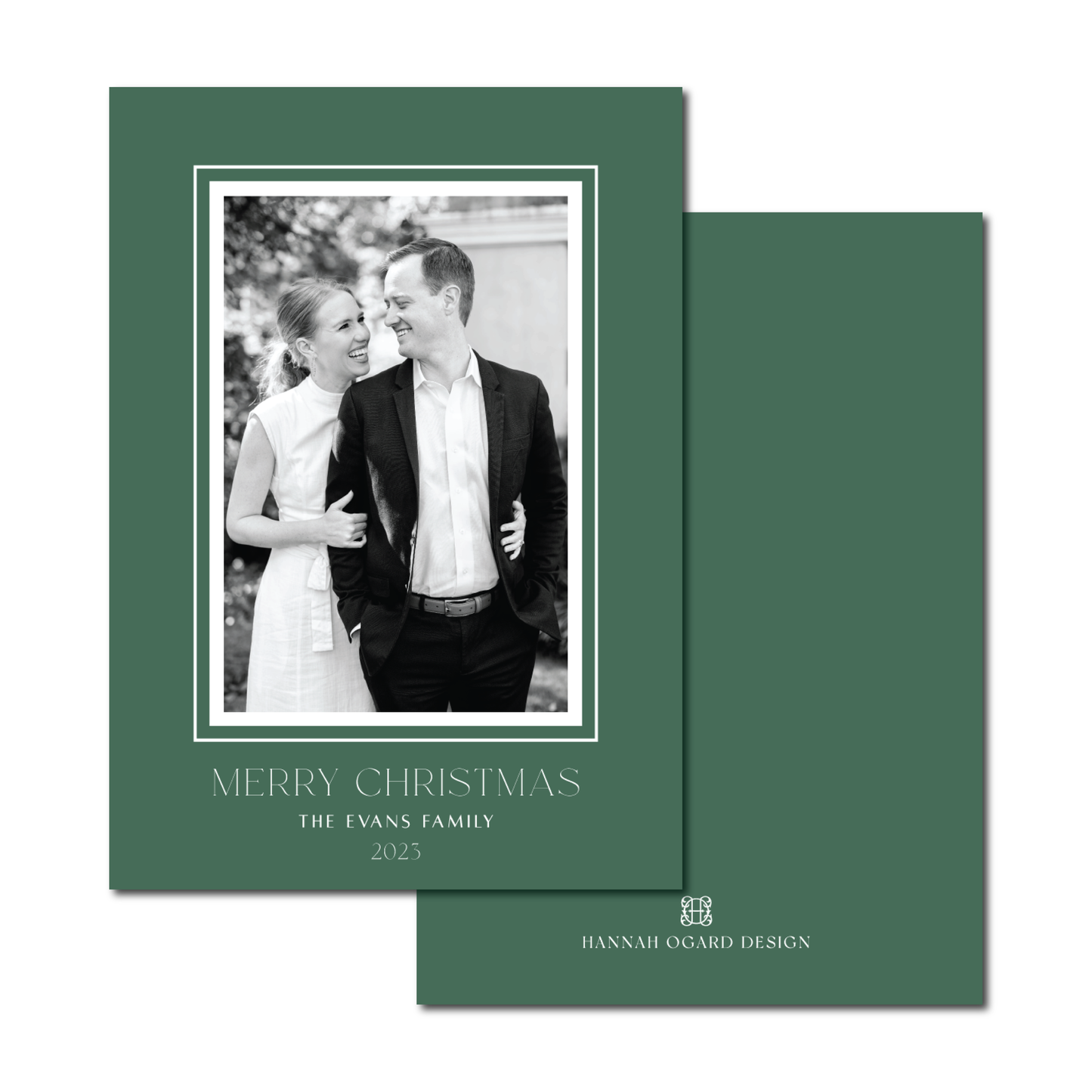 Classic Christmas Frame Holiday Card