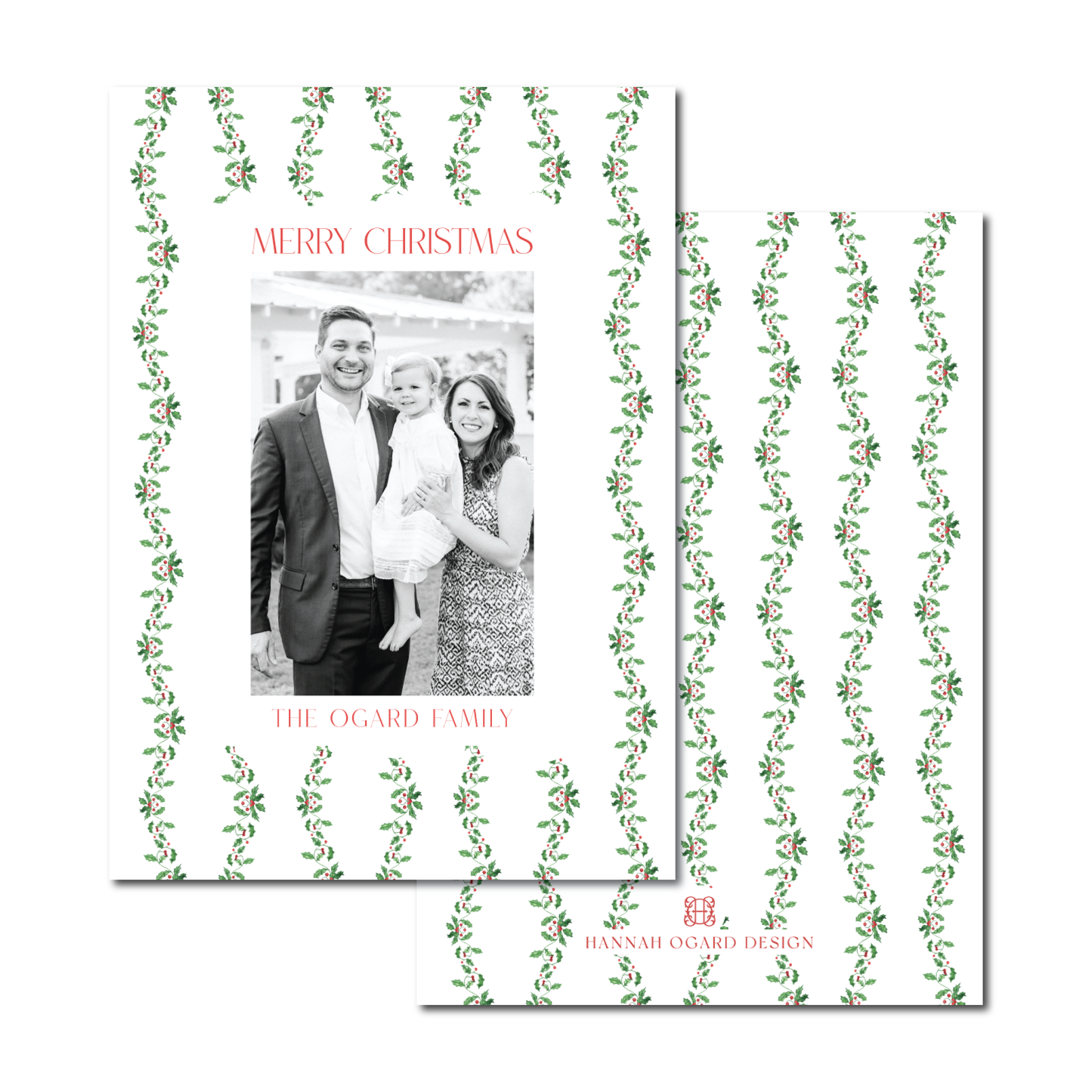 Holiday Stripe Holiday Card