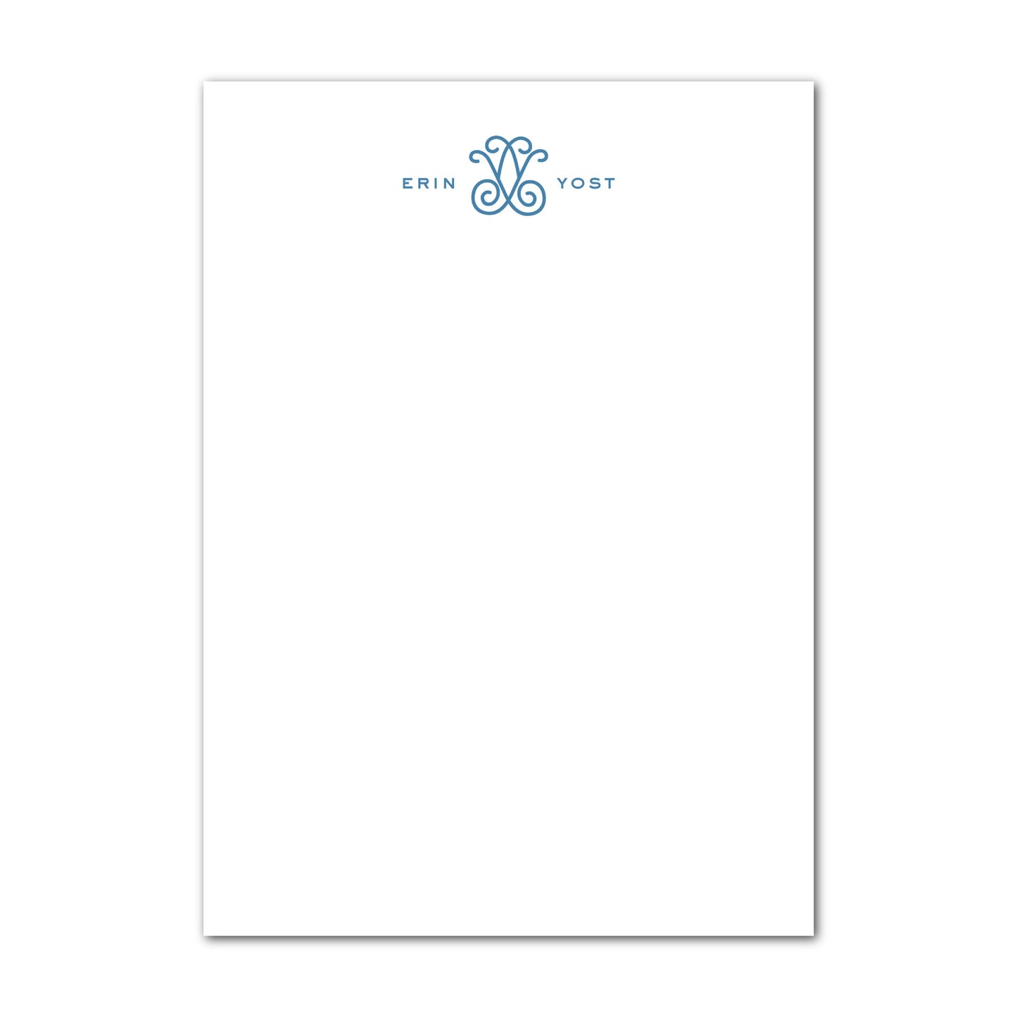 Mirror Monogram Notepad