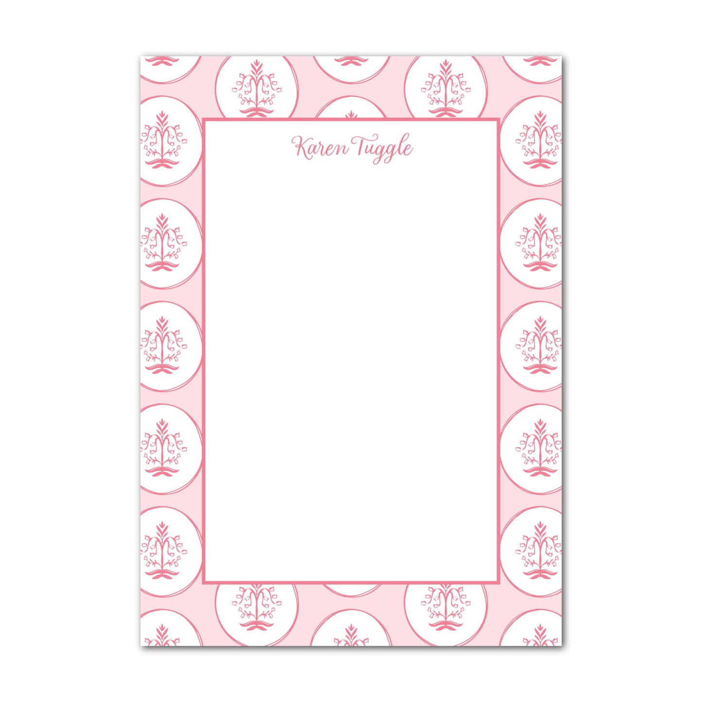 Pink Intaglios Notepad
