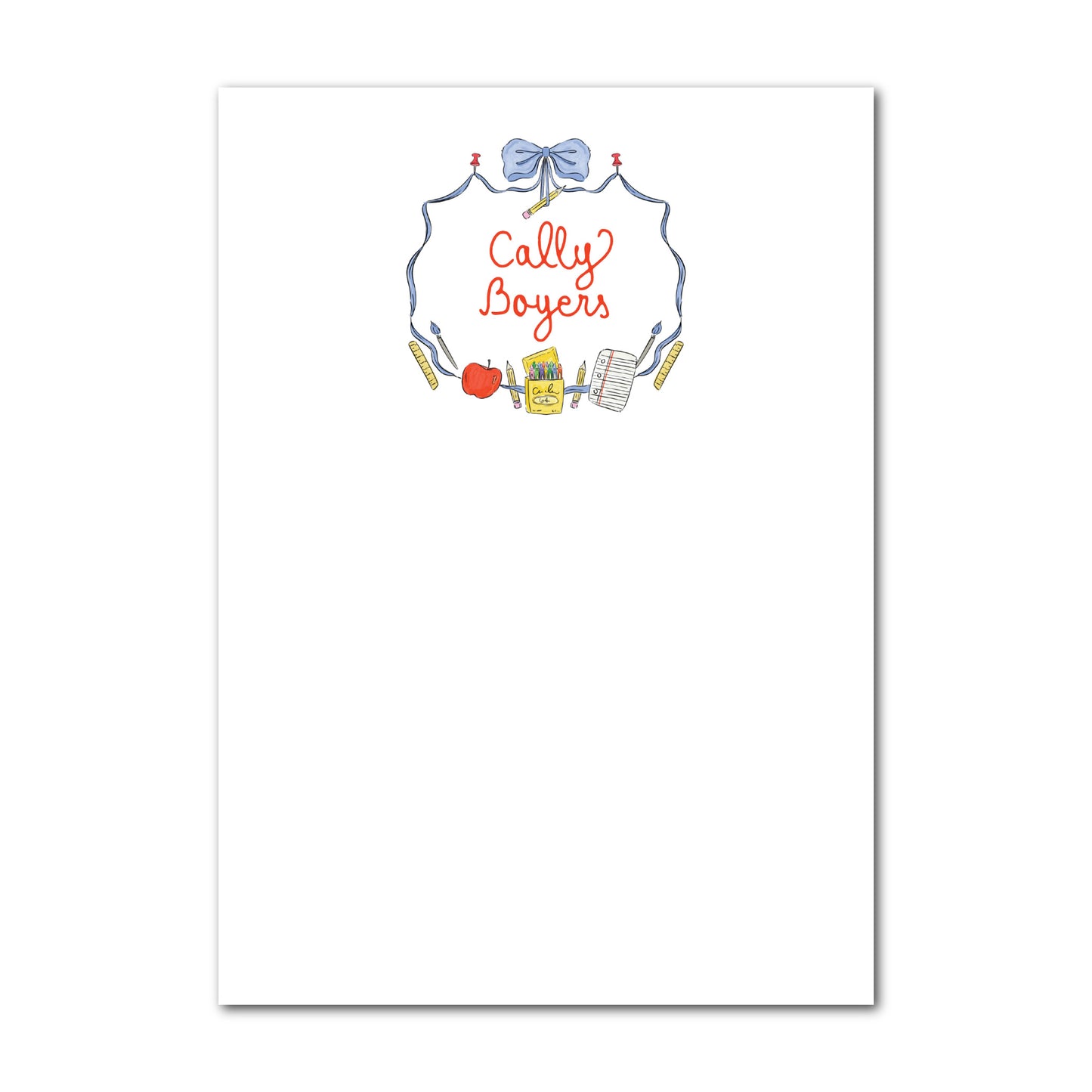 Teacher's Crest Notepad