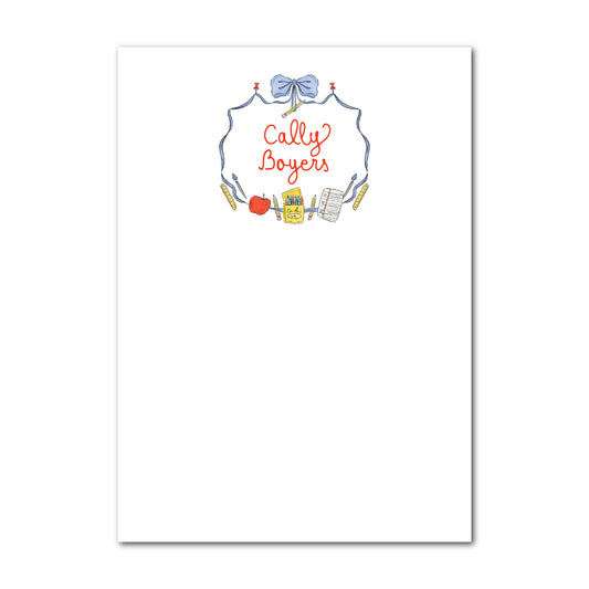 Teacher's Crest Notepad