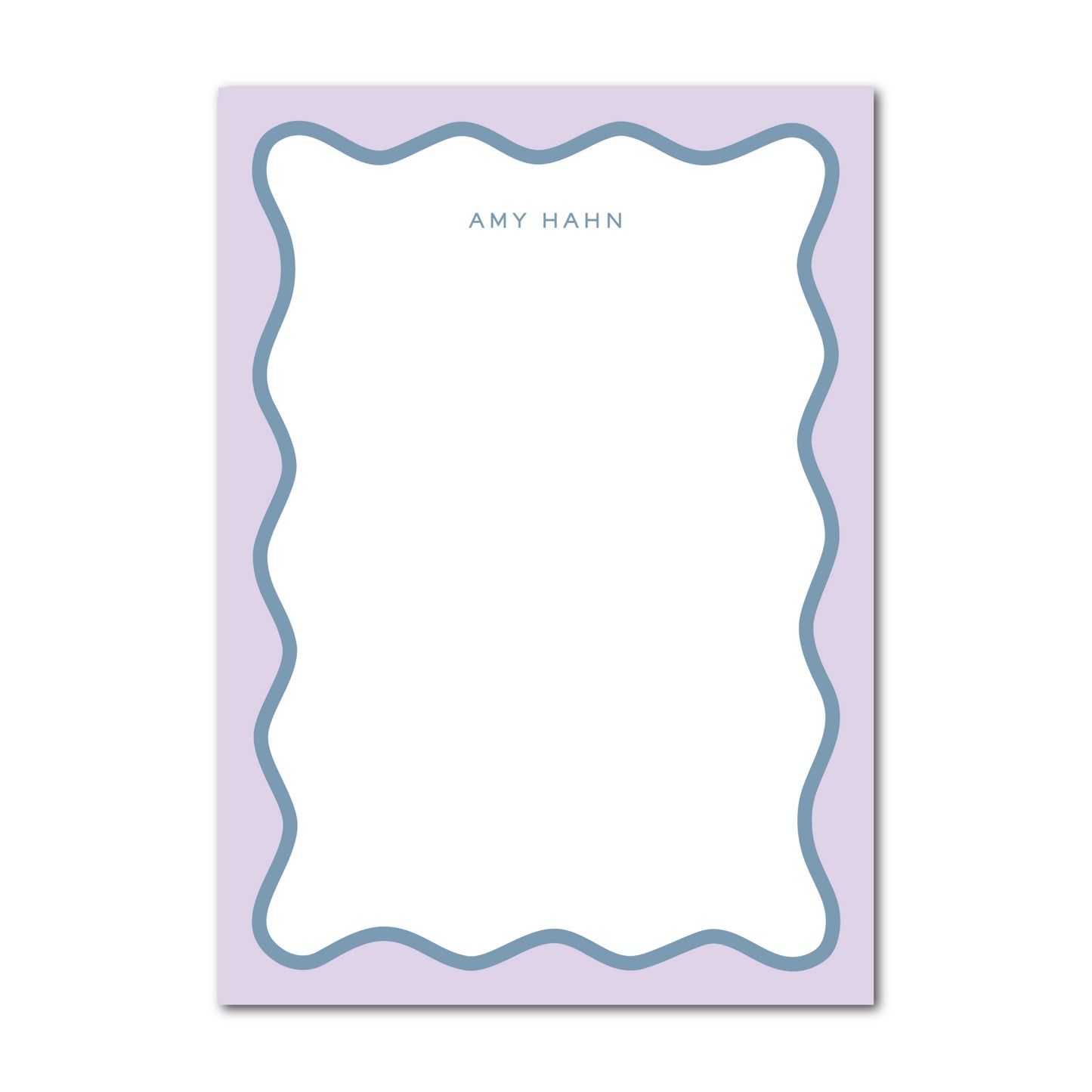 Wavy Border Notepad