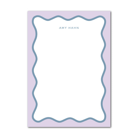 Wavy Border Notepad
