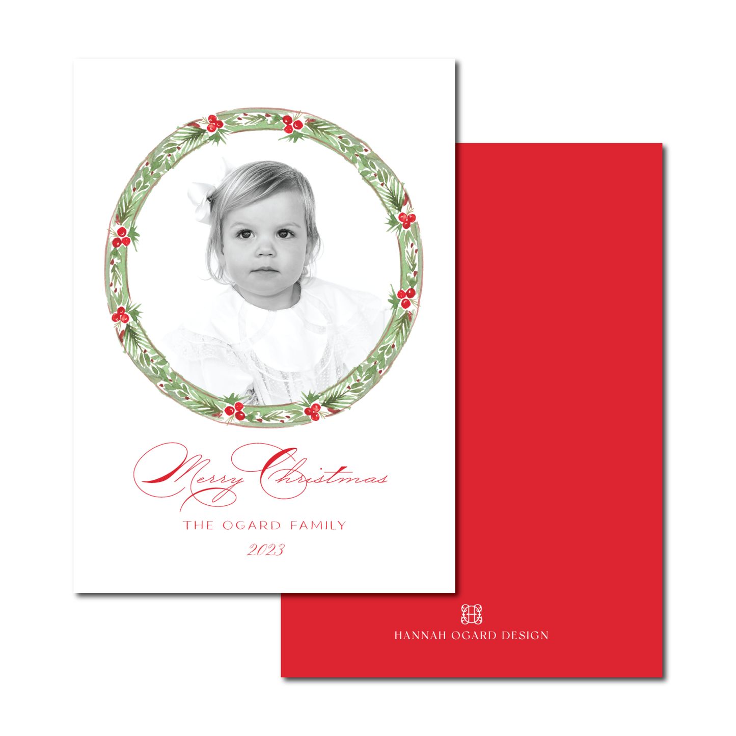 Deck the Halls Holiday Card