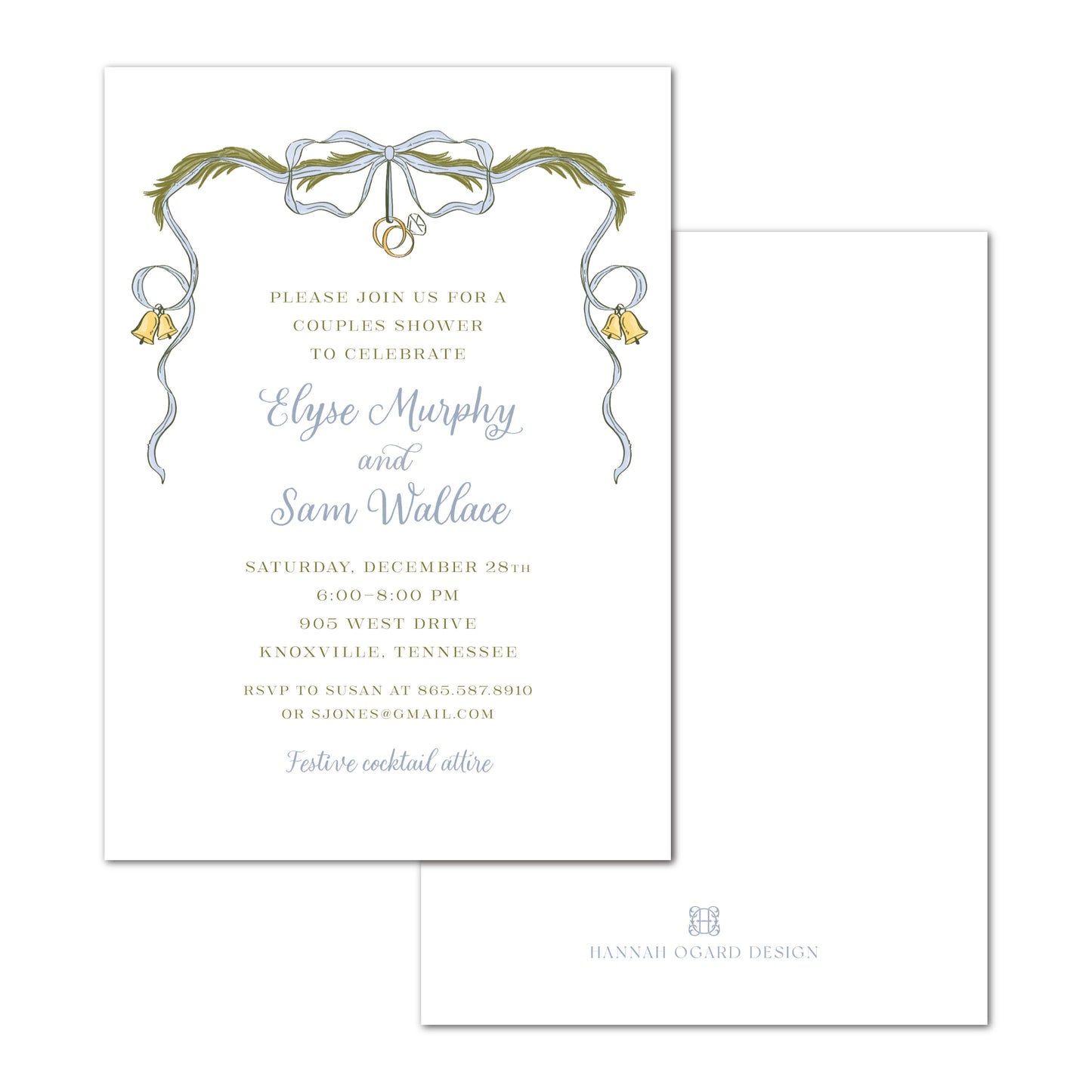 Married Christmas Holiday Party Invitation
