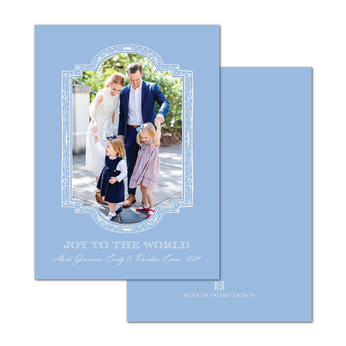 Paper Angel Frame Holiday Card