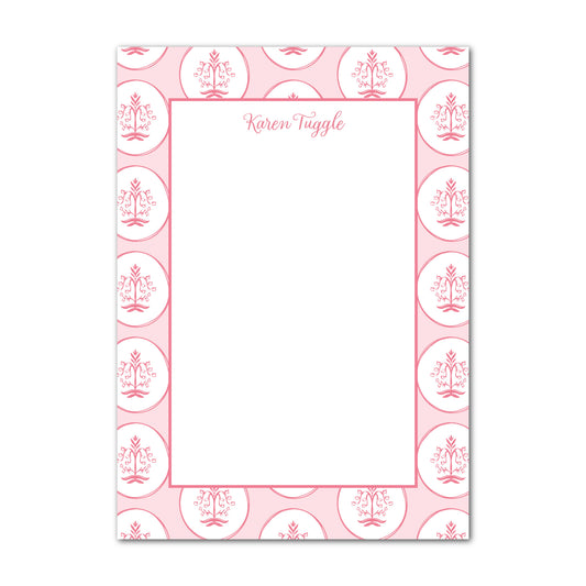 Pink Intaglios Notepad