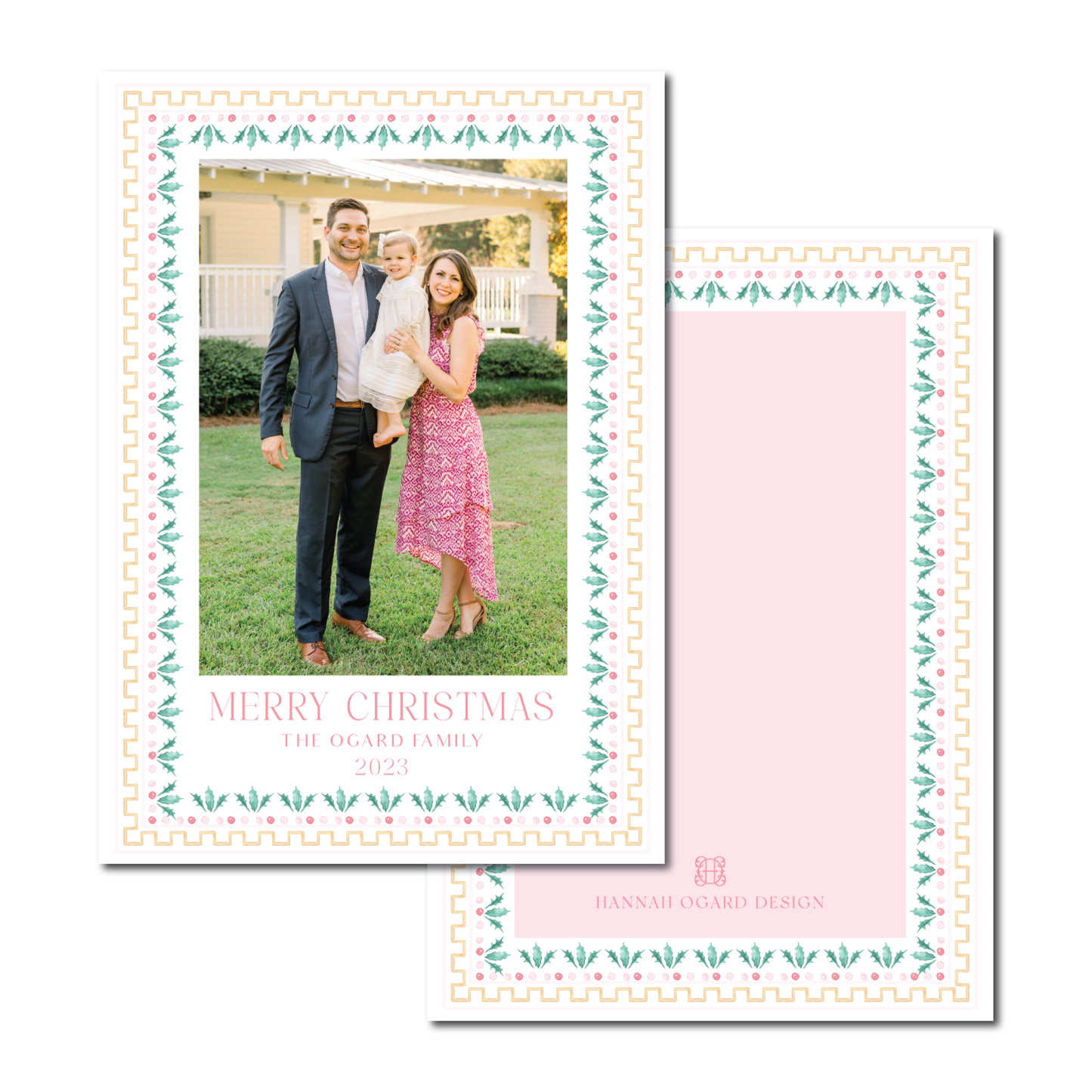 Sweet Sugarplum Holiday Card