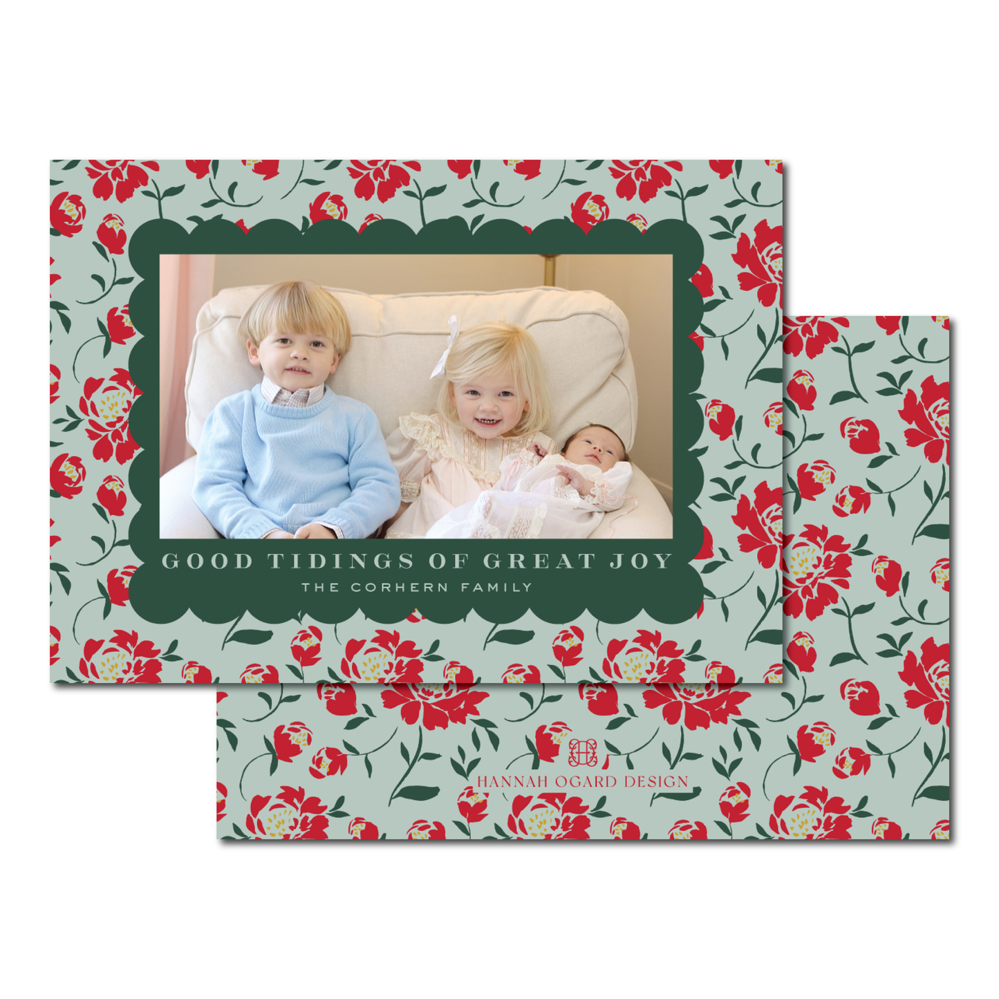 Winter Chintz Holiday Card